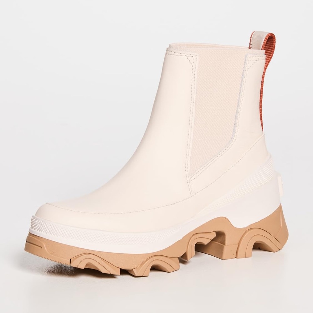 SOREL WOMEN'S BREX CHELSEA BOOTS- NATURAL/ SEA SALT